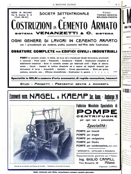 Il monitore tecnico giornale d'architettura, d'Ingegneria civile ed industriale, d'edilizia ed arti affini