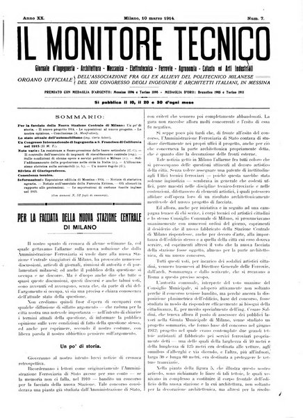 Il monitore tecnico giornale d'architettura, d'Ingegneria civile ed industriale, d'edilizia ed arti affini