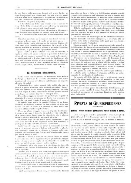 Il monitore tecnico giornale d'architettura, d'Ingegneria civile ed industriale, d'edilizia ed arti affini