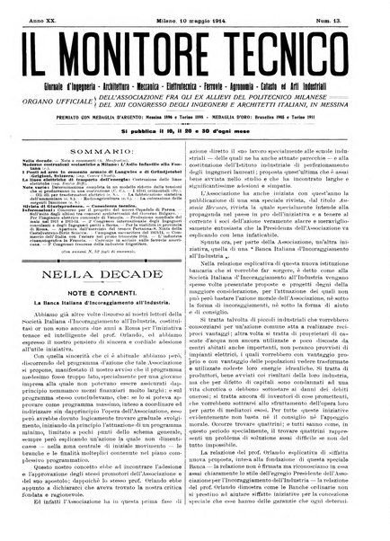 Il monitore tecnico giornale d'architettura, d'Ingegneria civile ed industriale, d'edilizia ed arti affini