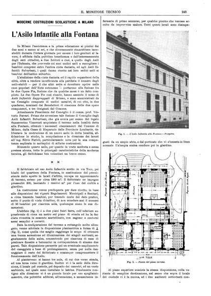 Il monitore tecnico giornale d'architettura, d'Ingegneria civile ed industriale, d'edilizia ed arti affini