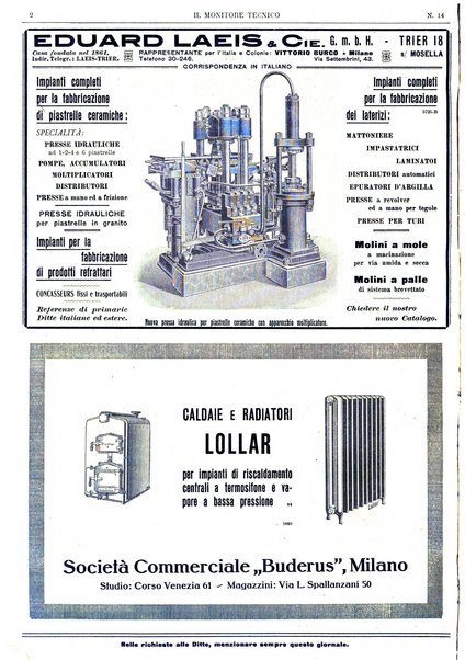 Il monitore tecnico giornale d'architettura, d'Ingegneria civile ed industriale, d'edilizia ed arti affini