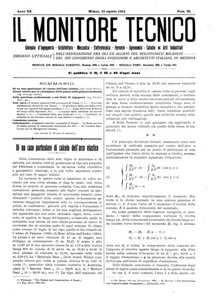 Il monitore tecnico giornale d'architettura, d'Ingegneria civile ed industriale, d'edilizia ed arti affini