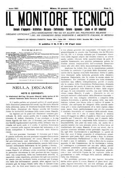 Il monitore tecnico giornale d'architettura, d'Ingegneria civile ed industriale, d'edilizia ed arti affini