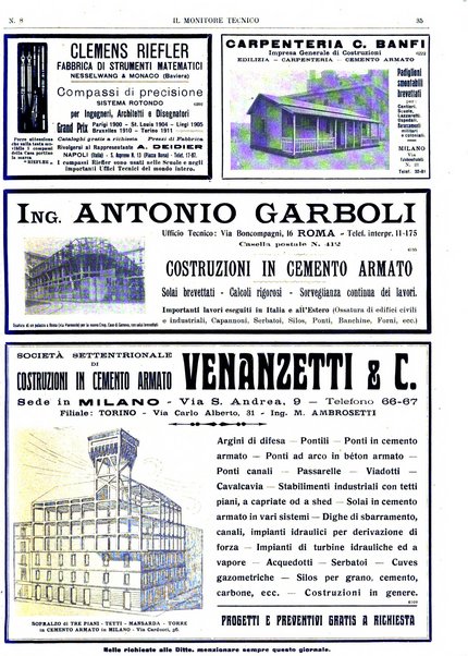 Il monitore tecnico giornale d'architettura, d'Ingegneria civile ed industriale, d'edilizia ed arti affini