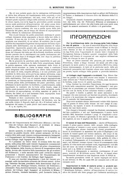 Il monitore tecnico giornale d'architettura, d'Ingegneria civile ed industriale, d'edilizia ed arti affini