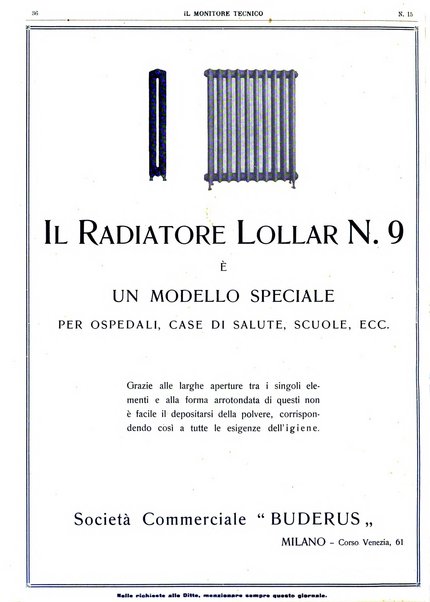 Il monitore tecnico giornale d'architettura, d'Ingegneria civile ed industriale, d'edilizia ed arti affini