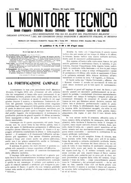 Il monitore tecnico giornale d'architettura, d'Ingegneria civile ed industriale, d'edilizia ed arti affini