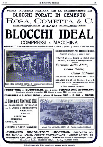 Il monitore tecnico giornale d'architettura, d'Ingegneria civile ed industriale, d'edilizia ed arti affini