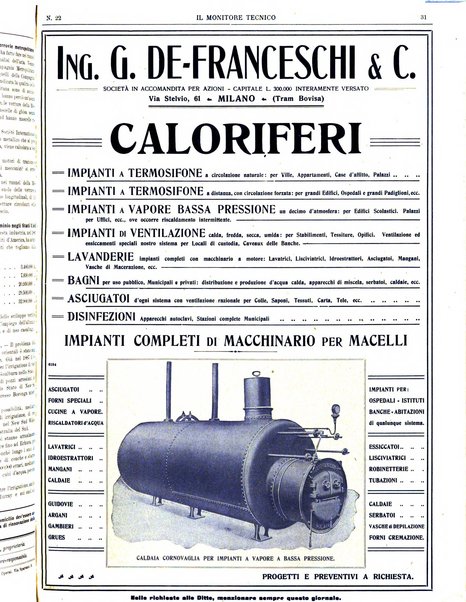 Il monitore tecnico giornale d'architettura, d'Ingegneria civile ed industriale, d'edilizia ed arti affini