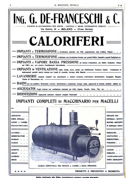 Il monitore tecnico giornale d'architettura, d'Ingegneria civile ed industriale, d'edilizia ed arti affini