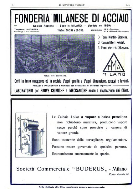 Il monitore tecnico giornale d'architettura, d'Ingegneria civile ed industriale, d'edilizia ed arti affini