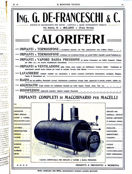 Il monitore tecnico giornale d'architettura, d'Ingegneria civile ed industriale, d'edilizia ed arti affini