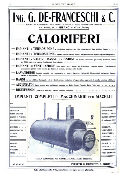 Il monitore tecnico giornale d'architettura, d'Ingegneria civile ed industriale, d'edilizia ed arti affini