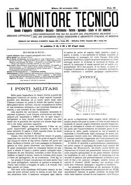 Il monitore tecnico giornale d'architettura, d'Ingegneria civile ed industriale, d'edilizia ed arti affini