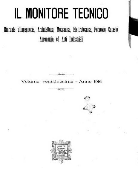 Il monitore tecnico giornale d'architettura, d'Ingegneria civile ed industriale, d'edilizia ed arti affini