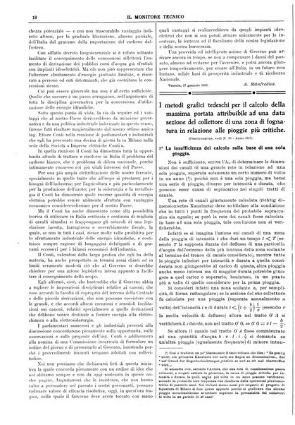 Il monitore tecnico giornale d'architettura, d'Ingegneria civile ed industriale, d'edilizia ed arti affini