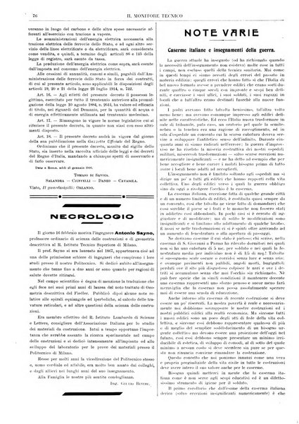 Il monitore tecnico giornale d'architettura, d'Ingegneria civile ed industriale, d'edilizia ed arti affini