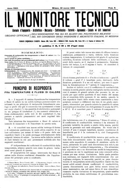 Il monitore tecnico giornale d'architettura, d'Ingegneria civile ed industriale, d'edilizia ed arti affini