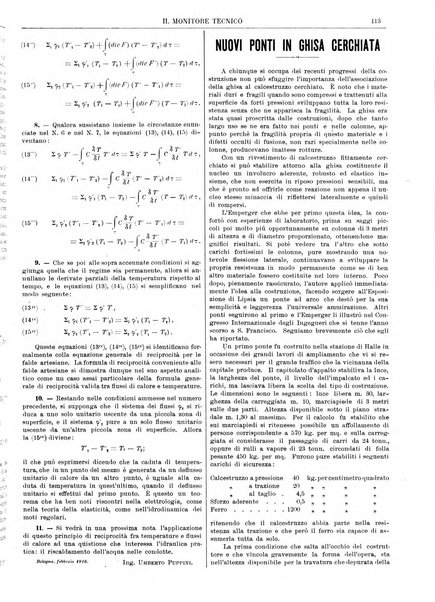 Il monitore tecnico giornale d'architettura, d'Ingegneria civile ed industriale, d'edilizia ed arti affini