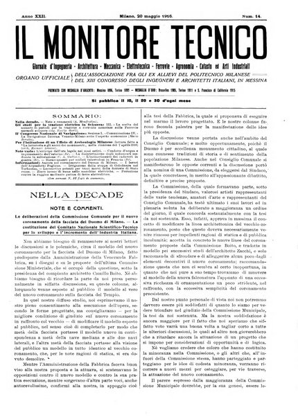 Il monitore tecnico giornale d'architettura, d'Ingegneria civile ed industriale, d'edilizia ed arti affini