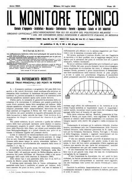 Il monitore tecnico giornale d'architettura, d'Ingegneria civile ed industriale, d'edilizia ed arti affini