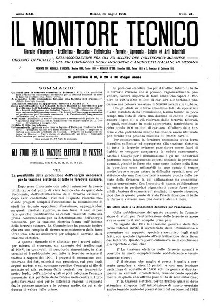 Il monitore tecnico giornale d'architettura, d'Ingegneria civile ed industriale, d'edilizia ed arti affini