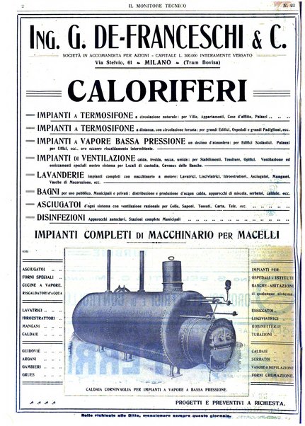 Il monitore tecnico giornale d'architettura, d'Ingegneria civile ed industriale, d'edilizia ed arti affini