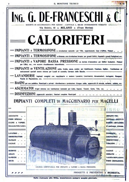 Il monitore tecnico giornale d'architettura, d'Ingegneria civile ed industriale, d'edilizia ed arti affini