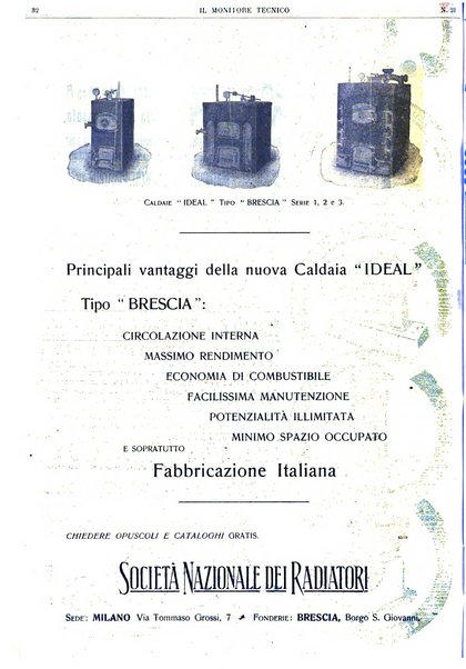 Il monitore tecnico giornale d'architettura, d'Ingegneria civile ed industriale, d'edilizia ed arti affini