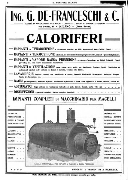 Il monitore tecnico giornale d'architettura, d'Ingegneria civile ed industriale, d'edilizia ed arti affini