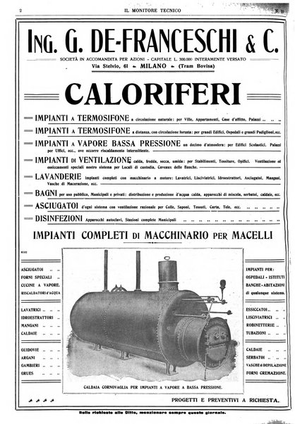 Il monitore tecnico giornale d'architettura, d'Ingegneria civile ed industriale, d'edilizia ed arti affini