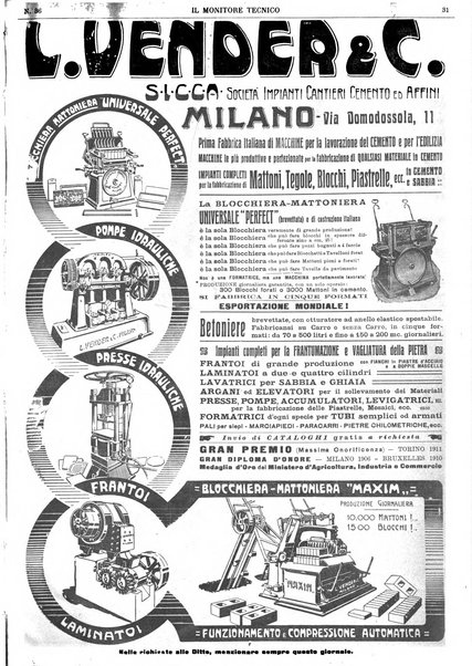 Il monitore tecnico giornale d'architettura, d'Ingegneria civile ed industriale, d'edilizia ed arti affini