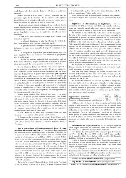 Il monitore tecnico giornale d'architettura, d'Ingegneria civile ed industriale, d'edilizia ed arti affini