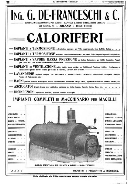 Il monitore tecnico giornale d'architettura, d'Ingegneria civile ed industriale, d'edilizia ed arti affini