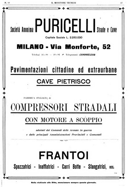 Il monitore tecnico giornale d'architettura, d'Ingegneria civile ed industriale, d'edilizia ed arti affini