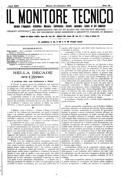 Il monitore tecnico giornale d'architettura, d'Ingegneria civile ed industriale, d'edilizia ed arti affini