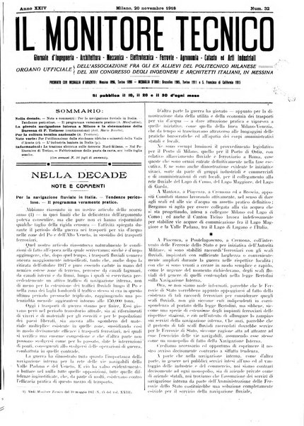 Il monitore tecnico giornale d'architettura, d'Ingegneria civile ed industriale, d'edilizia ed arti affini