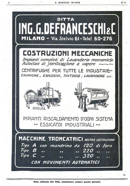 Il monitore tecnico giornale d'architettura, d'Ingegneria civile ed industriale, d'edilizia ed arti affini