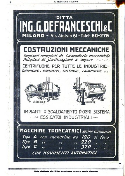 Il monitore tecnico giornale d'architettura, d'Ingegneria civile ed industriale, d'edilizia ed arti affini