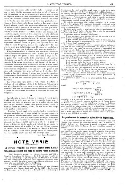 Il monitore tecnico giornale d'architettura, d'Ingegneria civile ed industriale, d'edilizia ed arti affini