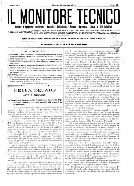 Il monitore tecnico giornale d'architettura, d'Ingegneria civile ed industriale, d'edilizia ed arti affini