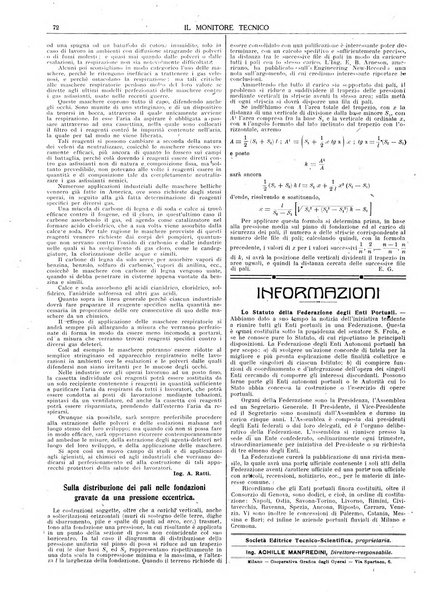 Il monitore tecnico giornale d'architettura, d'Ingegneria civile ed industriale, d'edilizia ed arti affini