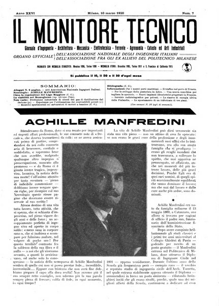 Il monitore tecnico giornale d'architettura, d'Ingegneria civile ed industriale, d'edilizia ed arti affini