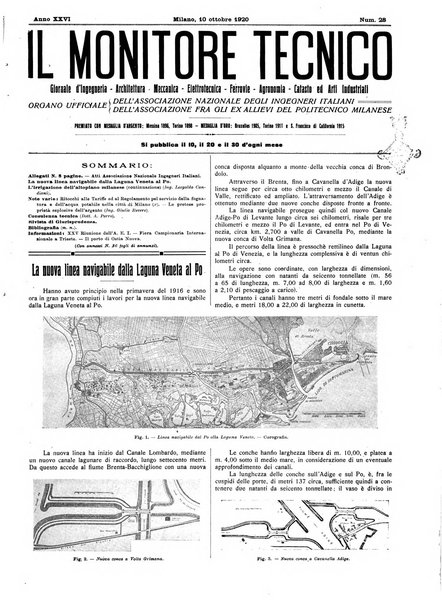 Il monitore tecnico giornale d'architettura, d'Ingegneria civile ed industriale, d'edilizia ed arti affini