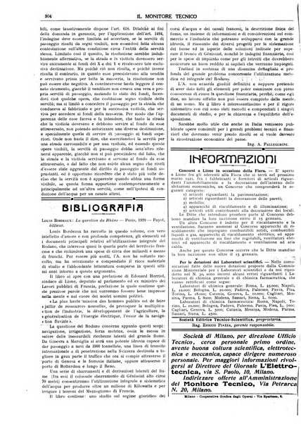 Il monitore tecnico giornale d'architettura, d'Ingegneria civile ed industriale, d'edilizia ed arti affini