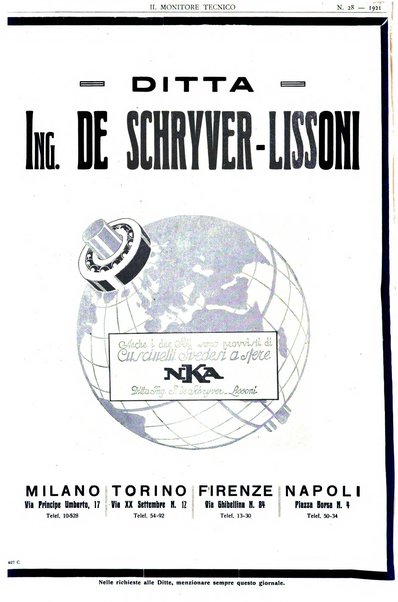 Il monitore tecnico giornale d'architettura, d'Ingegneria civile ed industriale, d'edilizia ed arti affini