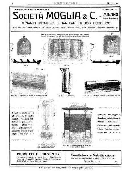 Il monitore tecnico giornale d'architettura, d'Ingegneria civile ed industriale, d'edilizia ed arti affini