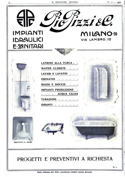 Il monitore tecnico giornale d'architettura, d'Ingegneria civile ed industriale, d'edilizia ed arti affini