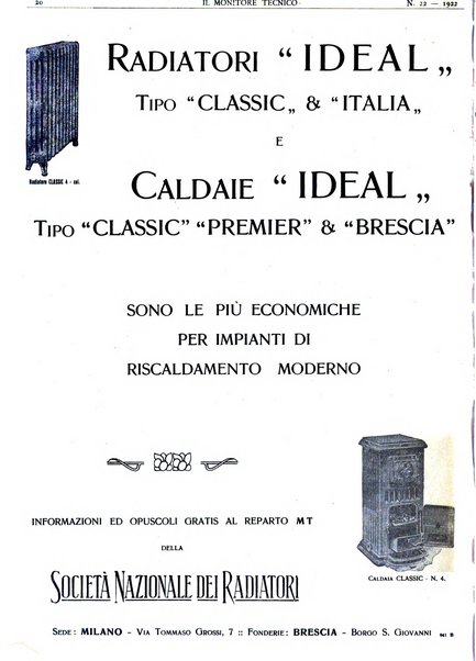 Il monitore tecnico giornale d'architettura, d'Ingegneria civile ed industriale, d'edilizia ed arti affini